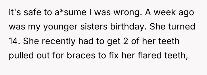 It's safe to a*sume I was wrong. A week ago...