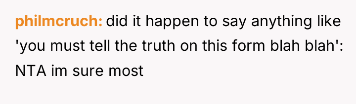 philmcruch did it happen to say anything like 'you must...
