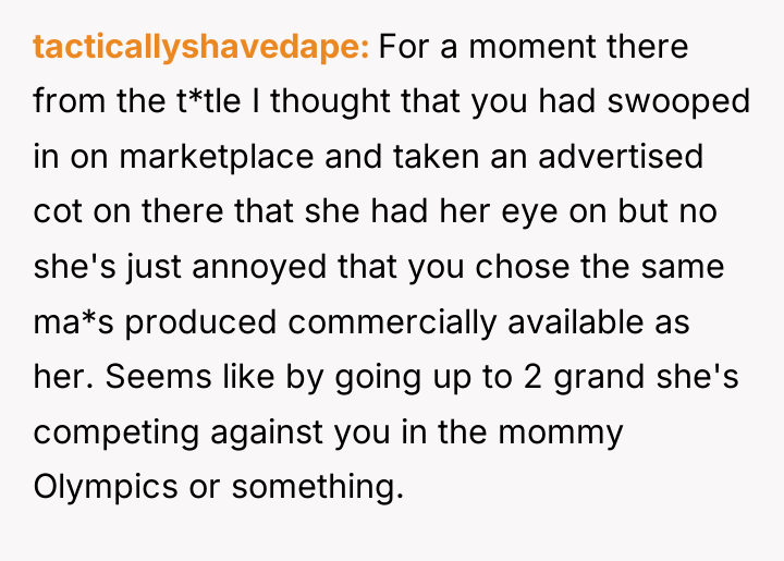 tacticallyshavedape For a moment there from the t*tle I thought...