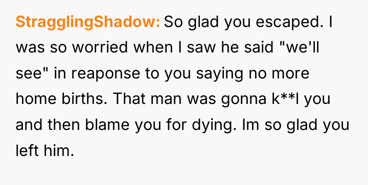StragglingShadow So glad you escaped. I was so worried when...