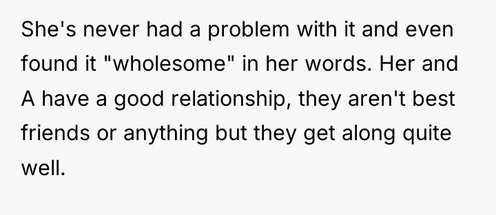 She's never had a problem with it and even found...