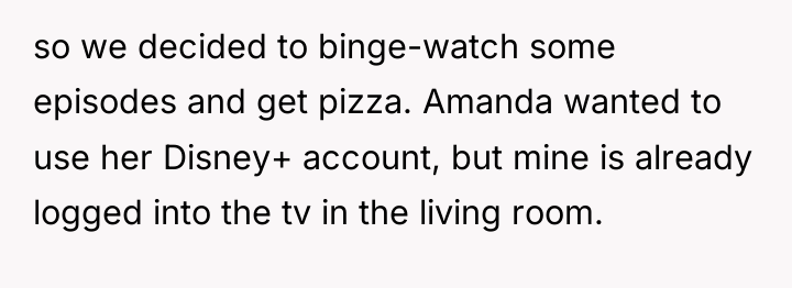 so we decided to binge-watch some episodes and get pizza....
