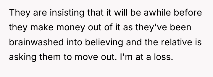 They are insisting that it will be awhile before they...