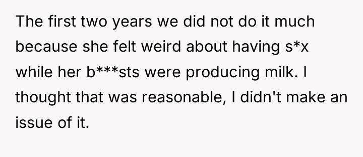 The first two years we did not do it much...