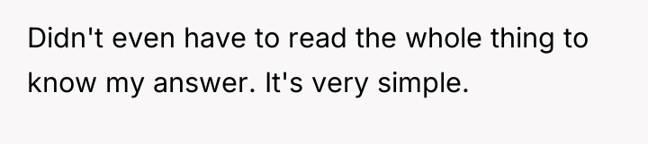 Didn't even have to read the whole thing to know...