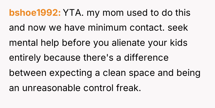bshoe1992 YTA. my mom used to do this and now...