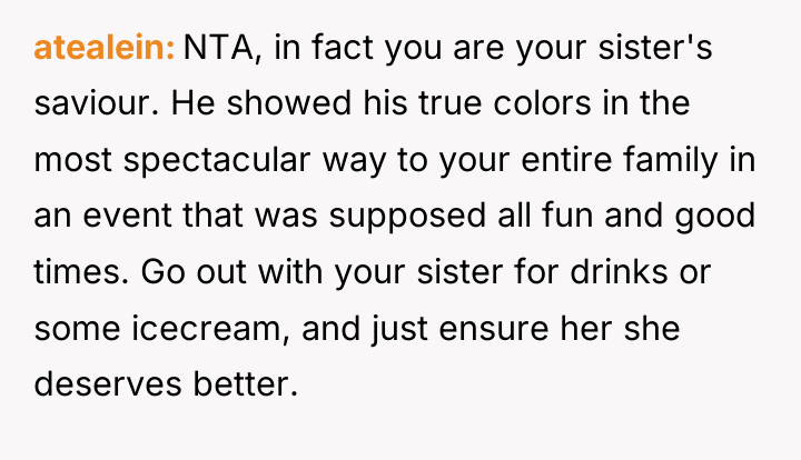 atealein NTA, in fact you are your sister's saviour. He...