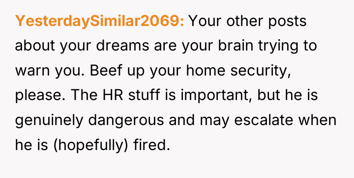 YesterdaySimilar2069 Your other posts about your dreams are your brain...