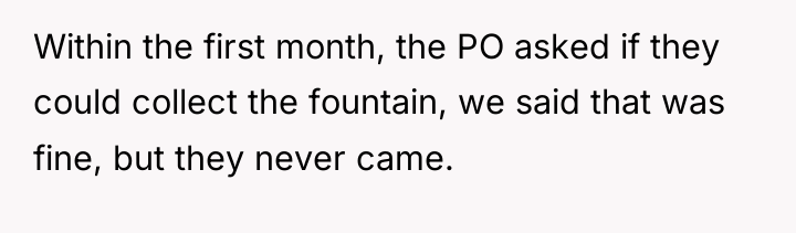 Within the first month, the PO asked if they could...