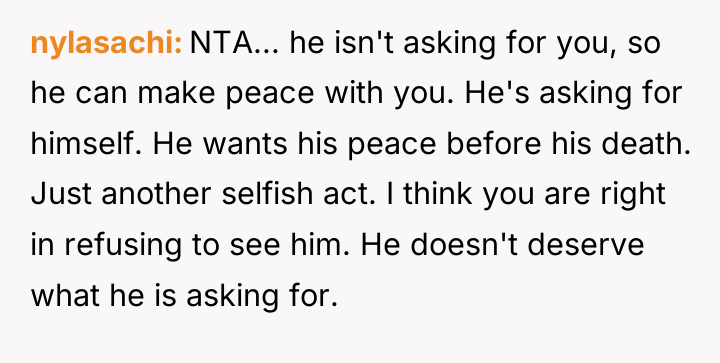 nylasachi NTA... he isn't asking for you, so he can...