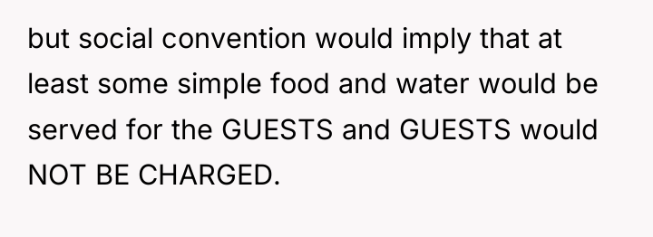 but social convention would imply that at least some simple...