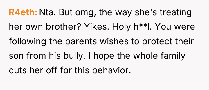 R4eth Nta. But omg, the way she's treating her own...