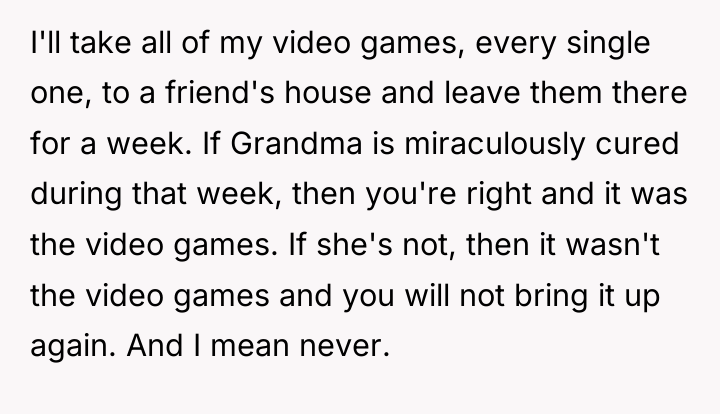I'll take all of my video games, every single one,...