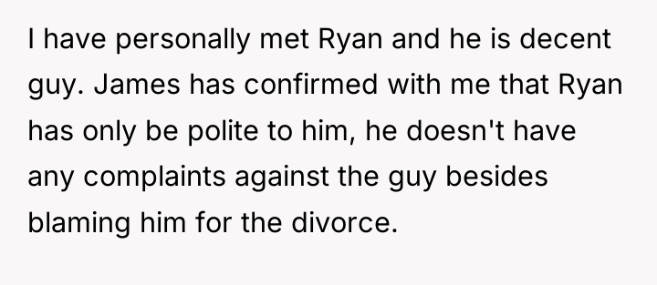 I have personally met Ryan and he is decent guy....