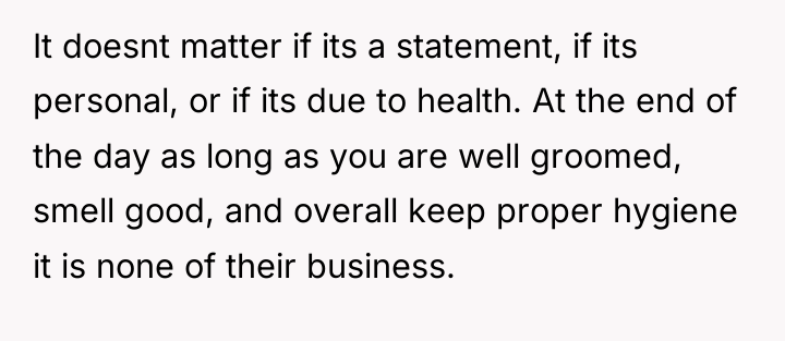 It doesnt matter if its a statement, if its personal,...