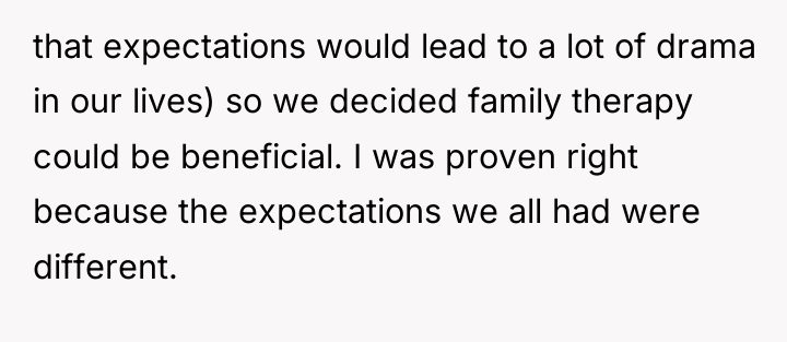 that expectations would lead to a lot of drama in...