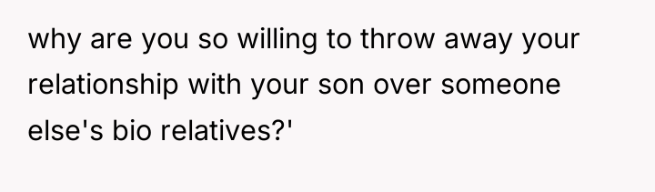 why are you so willing to throw away your relationship...