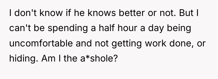 I don't know if he knows better or not. But...