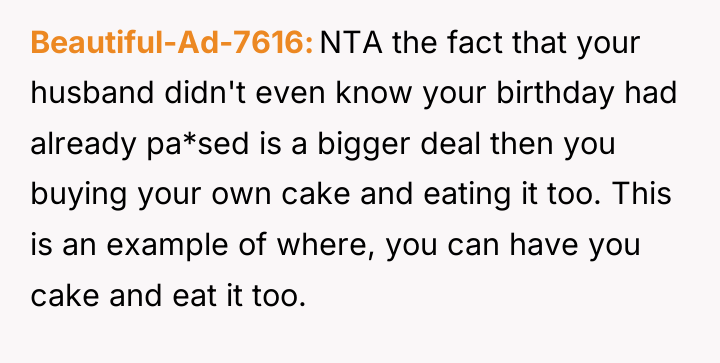 Beautiful-Ad-7616 NTA the fact that your husband didn't even know...
