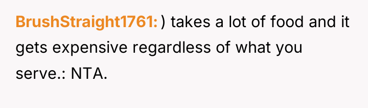 BrushStraight1761 ) takes a lot of food and it gets...