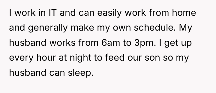I work in IT and can easily work from home...