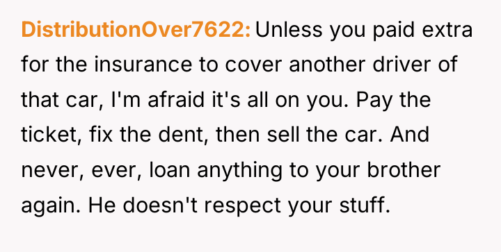 DistributionOver7622 Unless you paid extra for the insurance to cover...