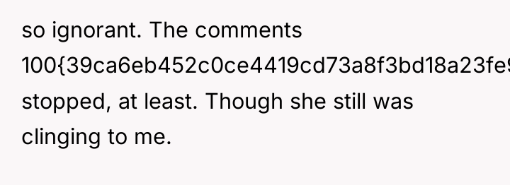 so ignorant. The comments 100{39ca6eb452c0ce4419cd73a8f3bd18a23fe95ab4febb092bc2ab1b542eeea82f} stopped, at least. Though she...