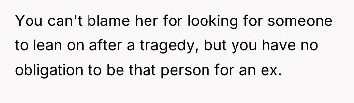 You can't blame her for looking for someone to lean...