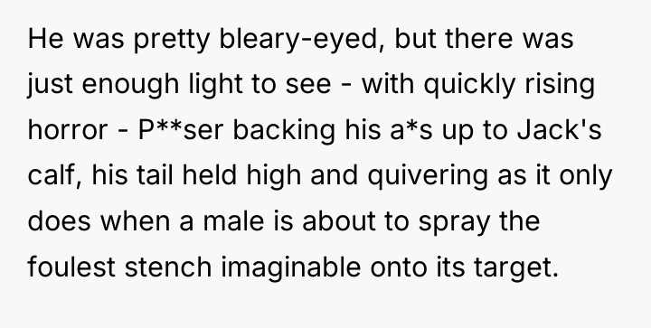 He was pretty bleary-eyed, but there was just enough light...