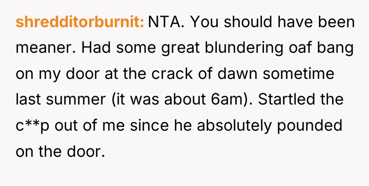 shredditorburnit NTA. You should have been meaner. Had some great...