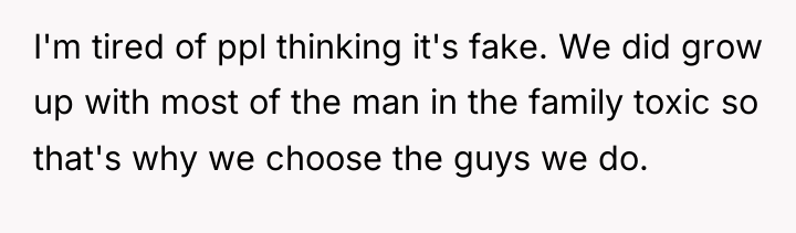 I'm tired of ppl thinking it's fake. We did grow...