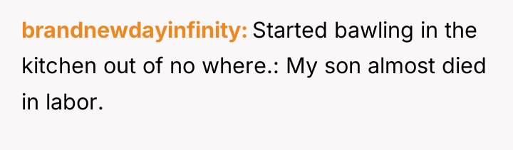 brandnewdayinfinity Started bawling in the kitchen out of no where.:...