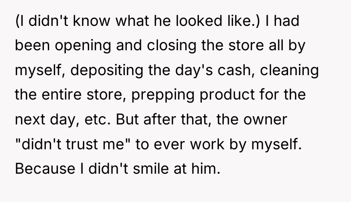 (I didn't know what he looked like.) I had been...