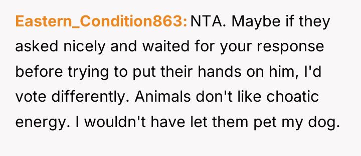 Eastern_Condition863 NTA. Maybe if they asked nicely and waited for...