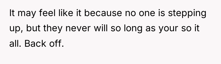 It may feel like it because no one is stepping...