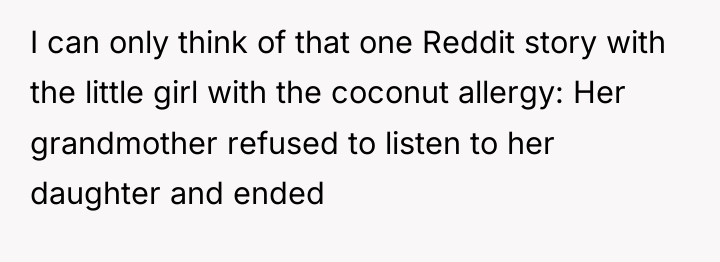 I can only think of that one Reddit story with...