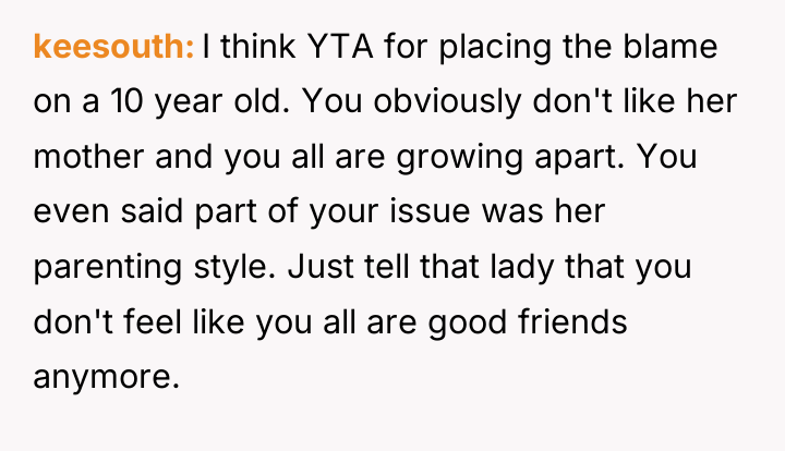 keesouth I think YTA for placing the blame on a...