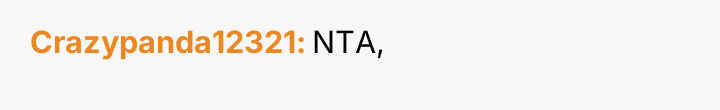 Crazypanda12321 NTA,