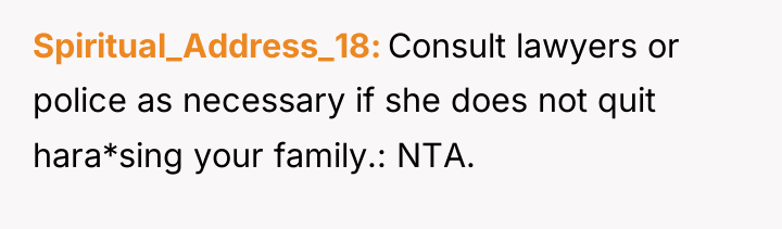 Spiritual_Address_18 Consult lawyers or police as necessary if she does...