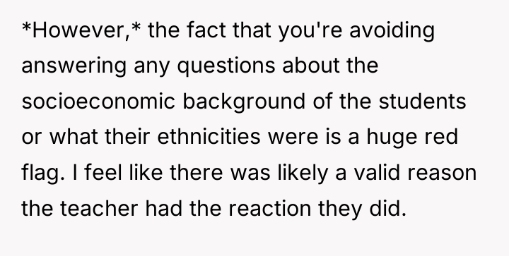 *However,* the fact that you're avoiding answering any questions about...