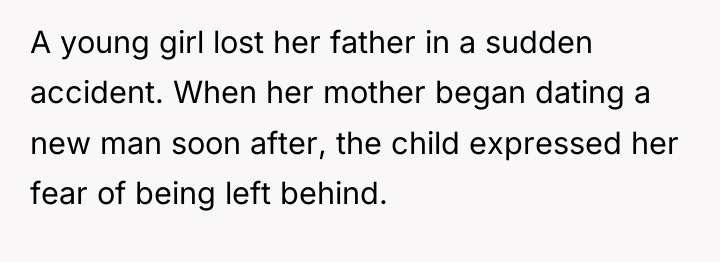 A young girl lost her father in a sudden accident....