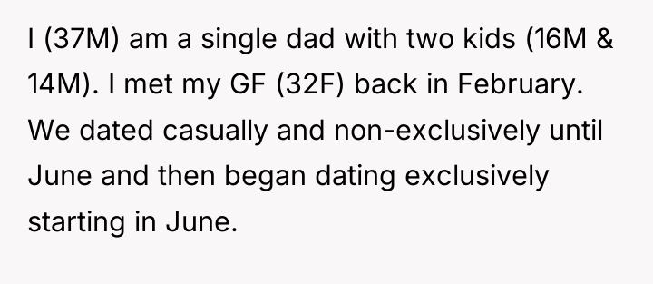 I (37M) am a single dad with two kids (16M...