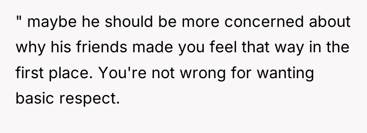 " maybe he should be more concerned about why his...