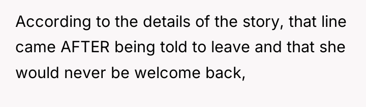 According to the details of the story, that line came...