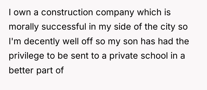 I own a construction company which is morally successful in...