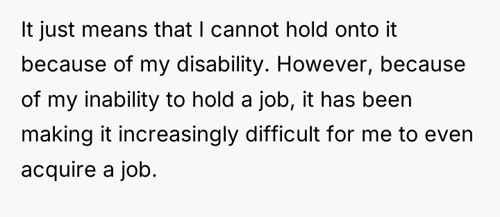 It just means that I cannot hold onto it because...