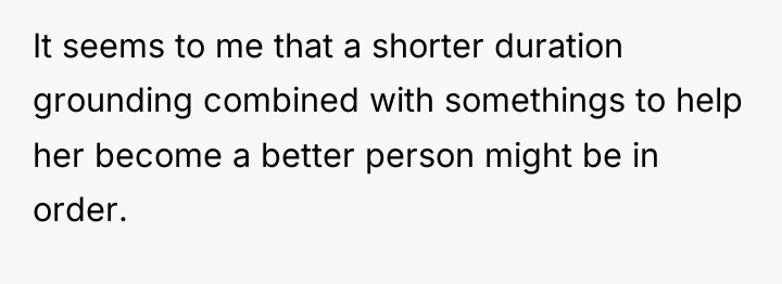 It seems to me that a shorter duration grounding combined...