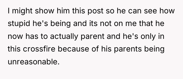 I might show him this post so he can see...