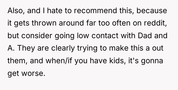 Also, and I hate to recommend this, because it gets...