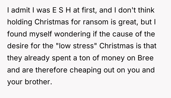 I admit I was E S H at first, and...